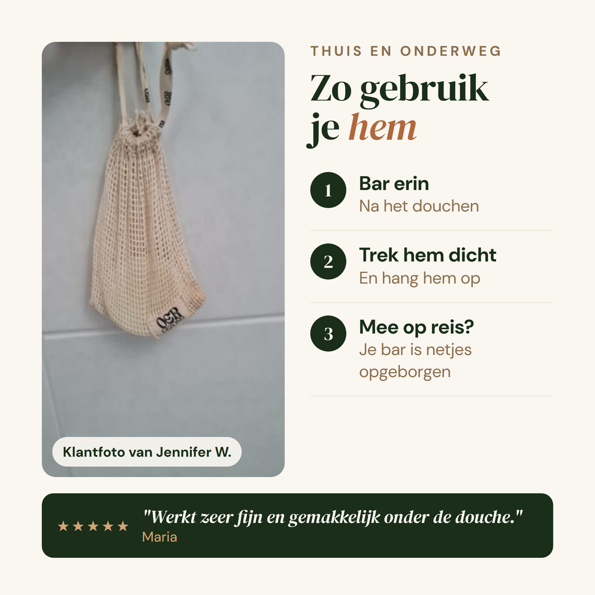 Oerbars Pouch: badkamer en reis
