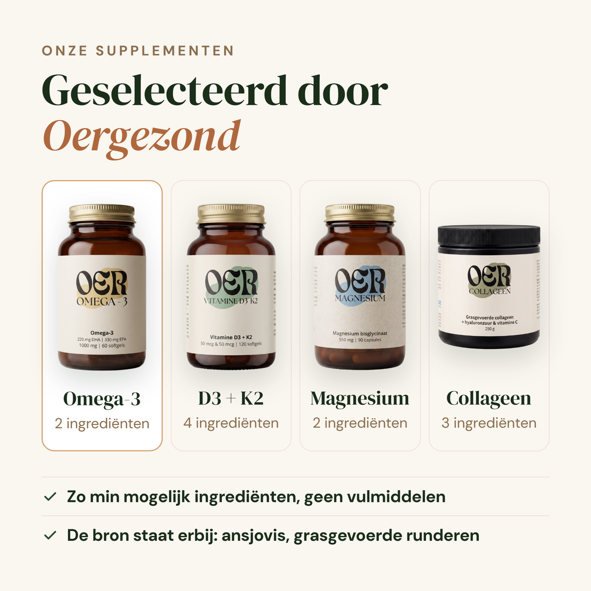 Omega 3: geselecteerd