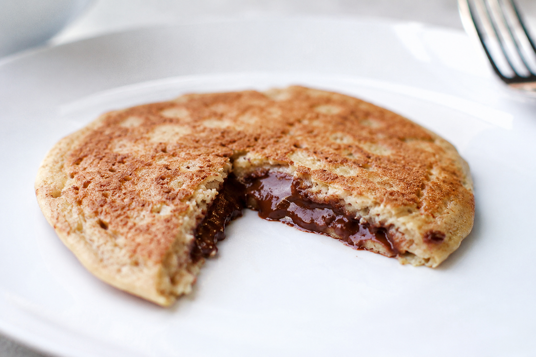 Bananenpannekoekjes met chocolade