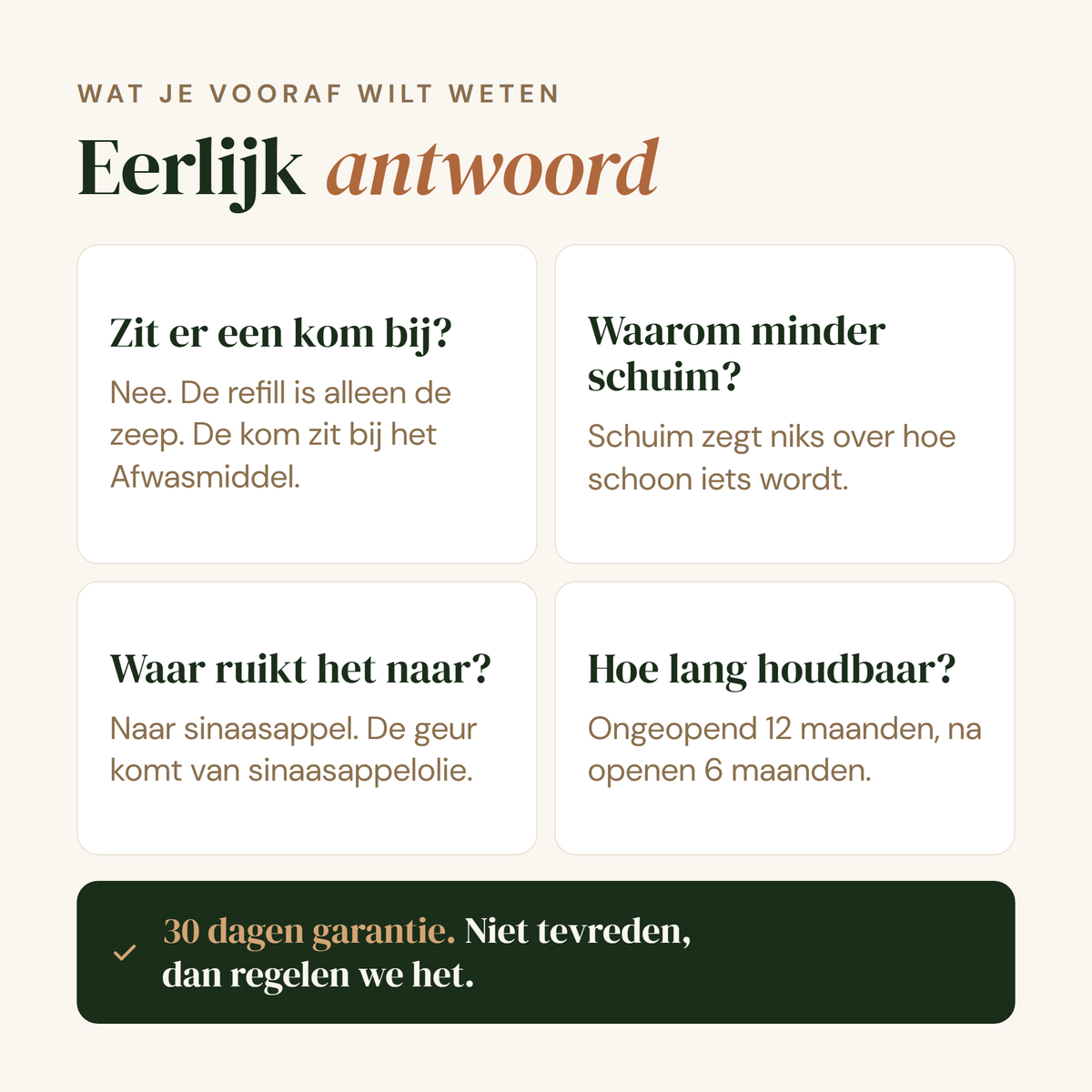 Afwasmiddel Refill: eerlijk antwoord