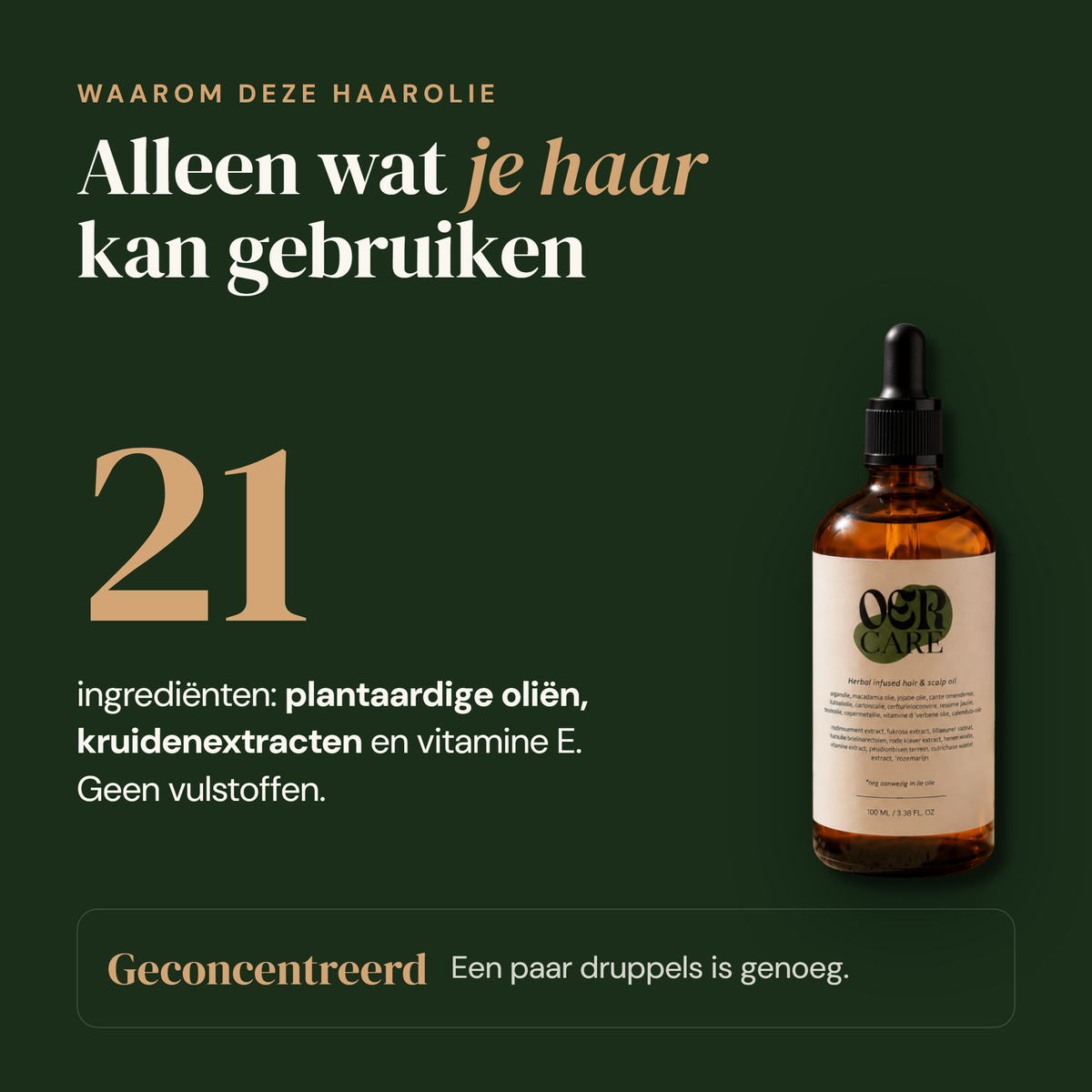 Haarolie: waarom deze olie