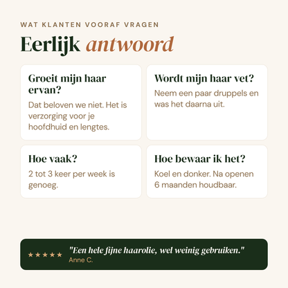 Haarolie: eerlijk antwoord