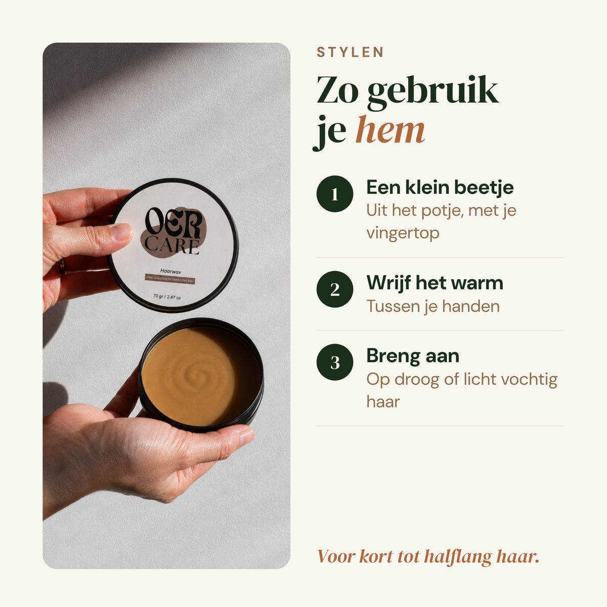Haarwax: zo gebruik je het