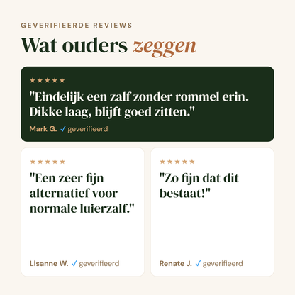 Luierzalf: echte klanten