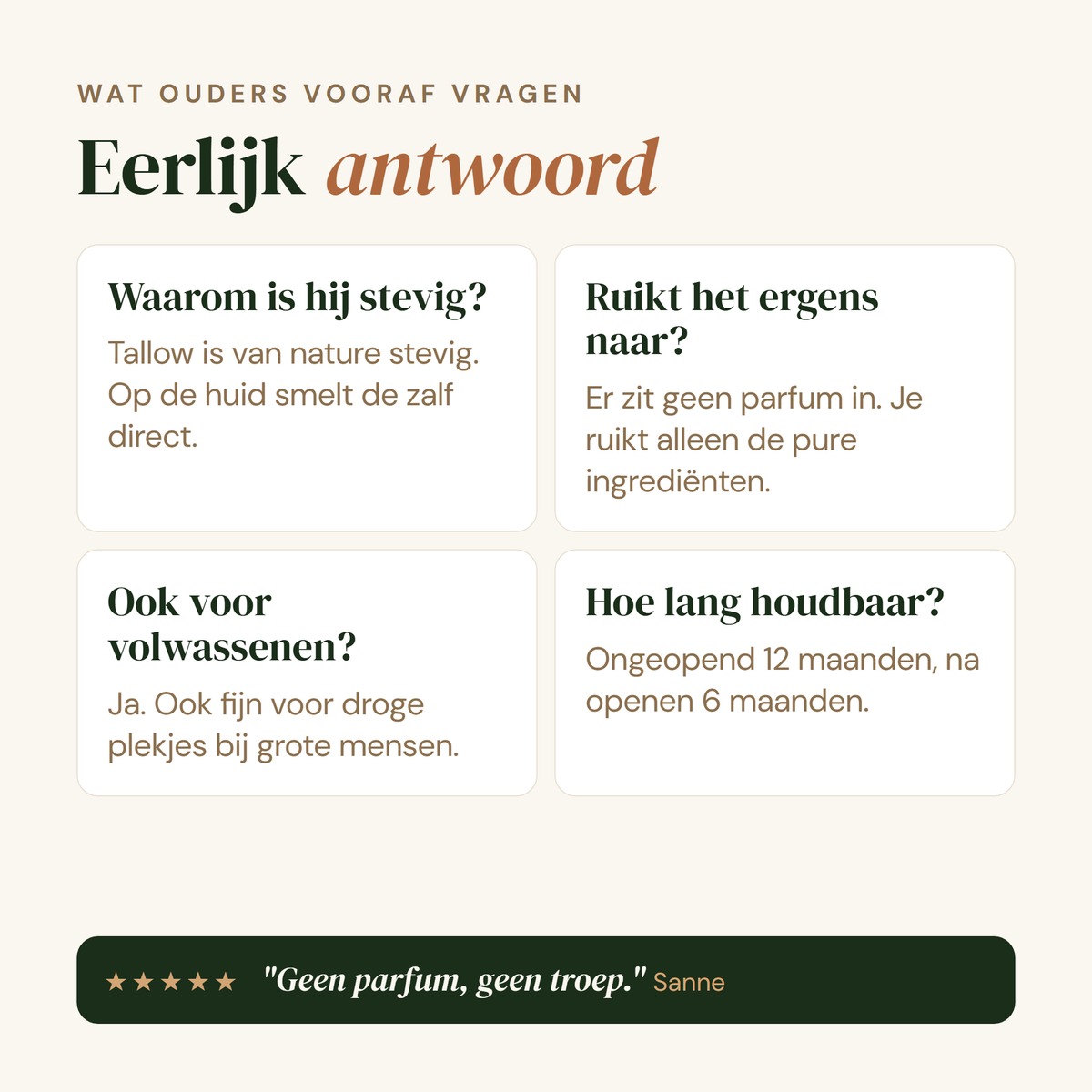 Luierzalf: eerlijk antwoord