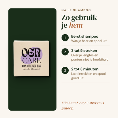 Conditioner Bar: zo gebruik je het