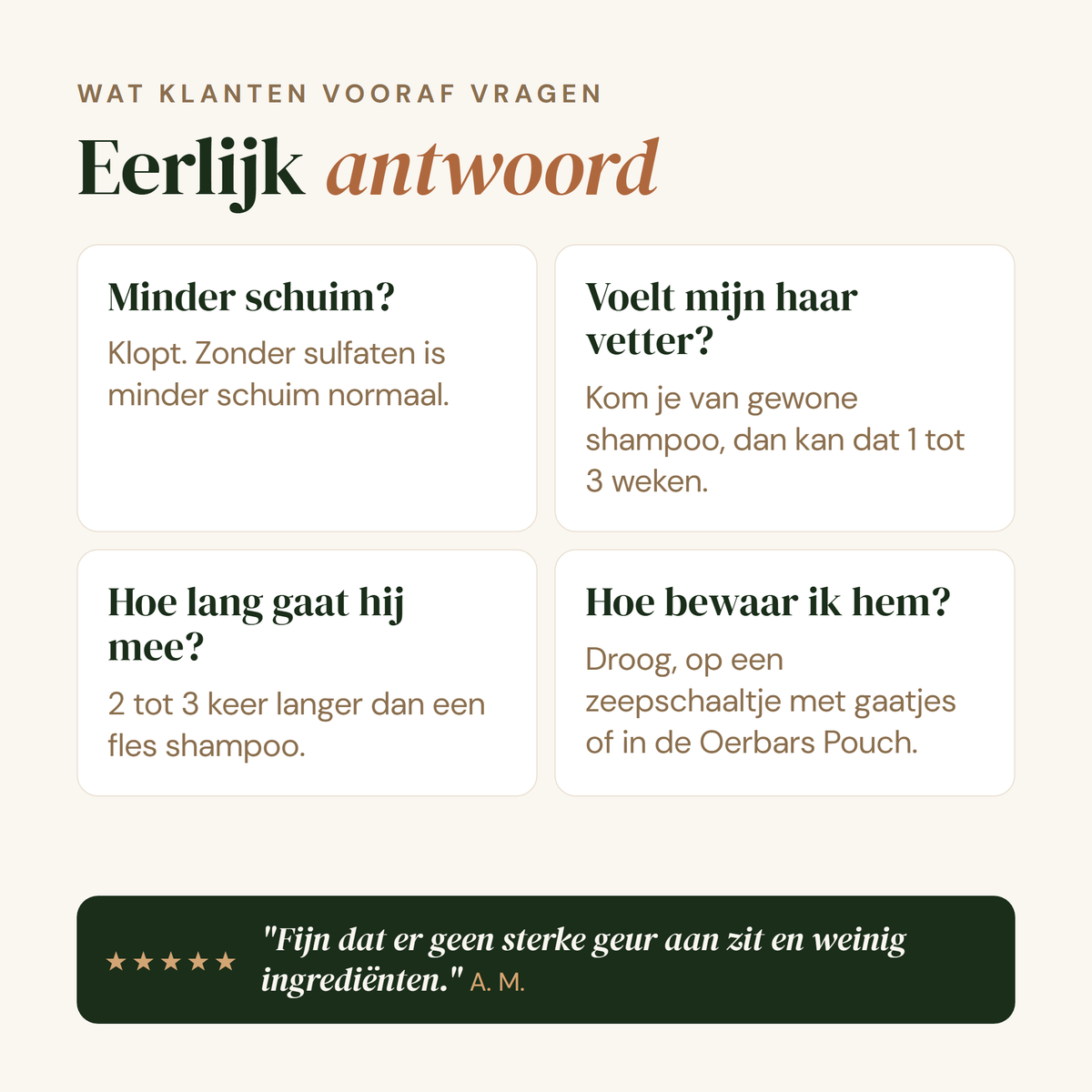 Shampoo Bar: eerlijk antwoord