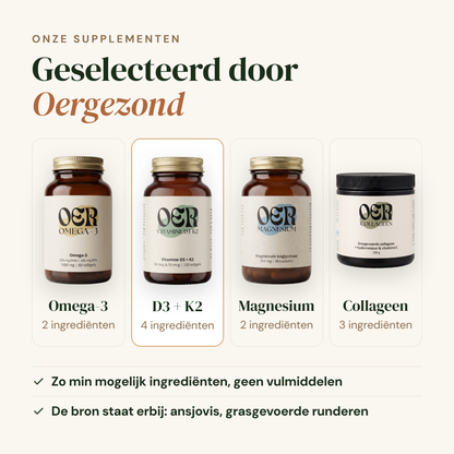 Vitamine D3 K2: geselecteerd